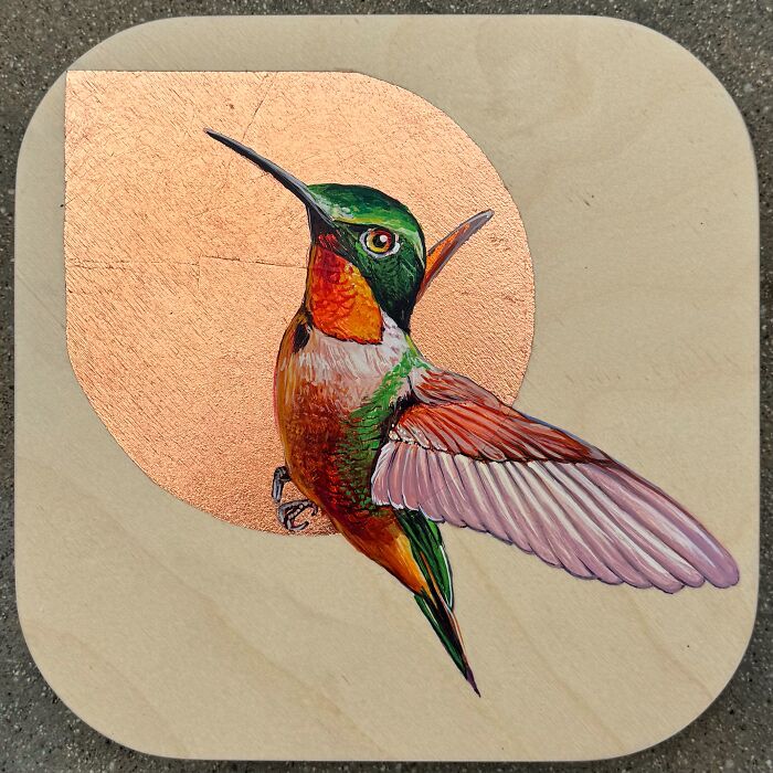 This Artist Gives Traditional Bird Painting A Fresh, Sparkling Twist (26 Pics)