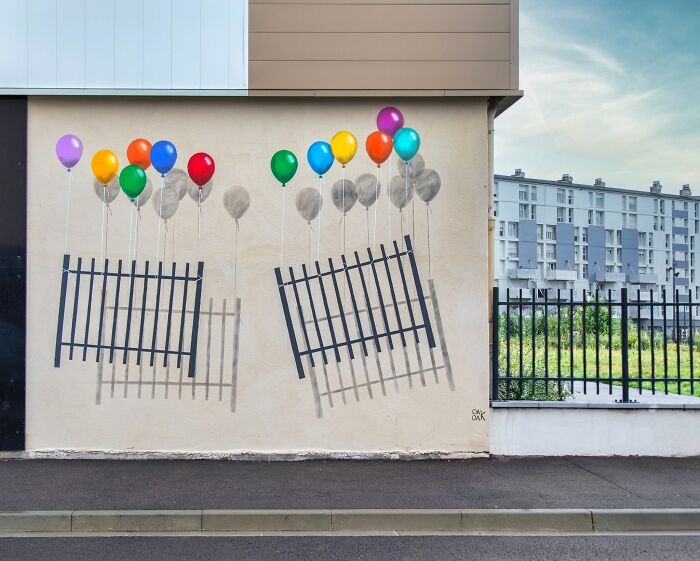 This Artist Turns Cracks And Broken Walls Into Art, 40 Clever Street Interventions By Oakoak (New Pics) This Artist Turns Cracks And Broken Walls Into Art, 40 Clever Street Interventions By Oakoak (New Pics)