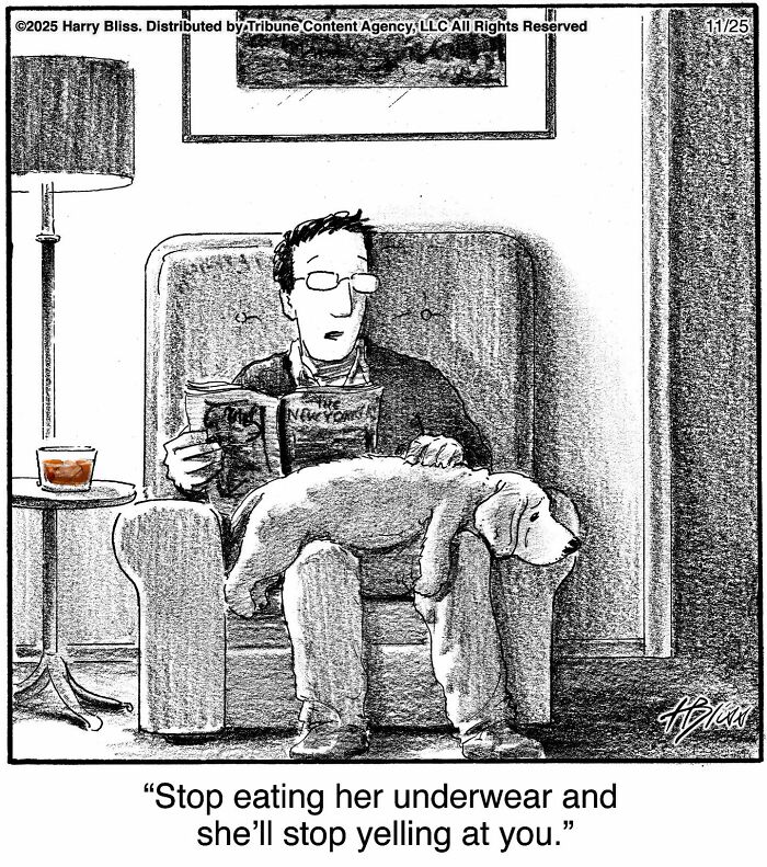 This New Yorker Cartoonist Creates Wholesome And Humorous One-Panel Dog Comics (40 Pics) This New Yorker Cartoonist Creates Wholesome And Humorous One-Panel Dog Comics (40 Pics)