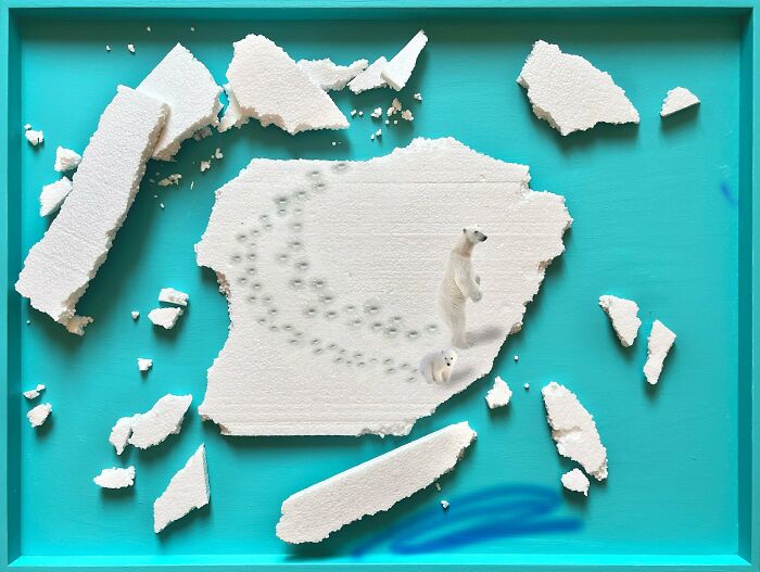 42 New Mind-Bending Artworks By Golsa Golchini That Turn Everyday Objects Into Tiny Worlds