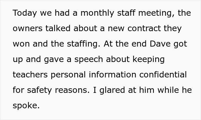 English Teacher Tells Students Her Coworker Has A Wife And Child, Learns Why He Kept It A Secret