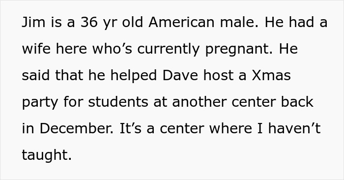 English Teacher Tells Students Her Coworker Has A Wife And Child, Learns Why He Kept It A Secret