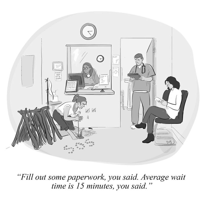 48 Funny Comics By This New Yorker Cartoonist That Perfectly Capture The Chaos Of Modern Life