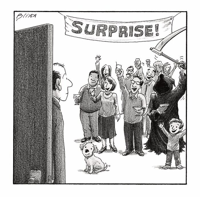 This New Yorker Cartoonist Creates Wholesome And Humorous One-Panel Dog Comics (40 Pics)