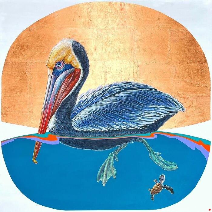 This Artist Gives Traditional Bird Painting A Fresh, Sparkling Twist (26 Pics)
