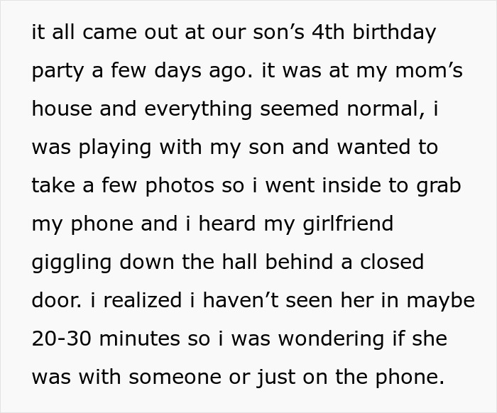 Guy Walks In On GF And His Bro During Son&rsquo;s Party, Wonders If He Just Went From &ldquo;Dad&rdquo; To &ldquo;Uncle&rdquo;