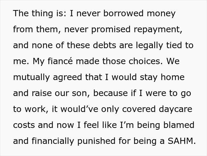 SAHM Aghast As Fianc&eacute;’s Family Harasses Her For His Debts The Moment She Starts Working Again