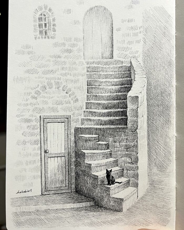 40 Detailed Ink Sketches By This Artist That Feel Like Tiny Worlds On Paper
