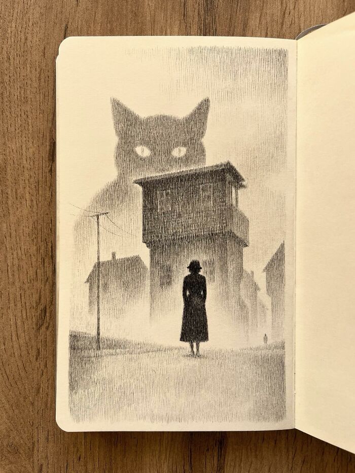 40 Detailed Ink Sketches By This Artist That Feel Like Tiny Worlds On Paper