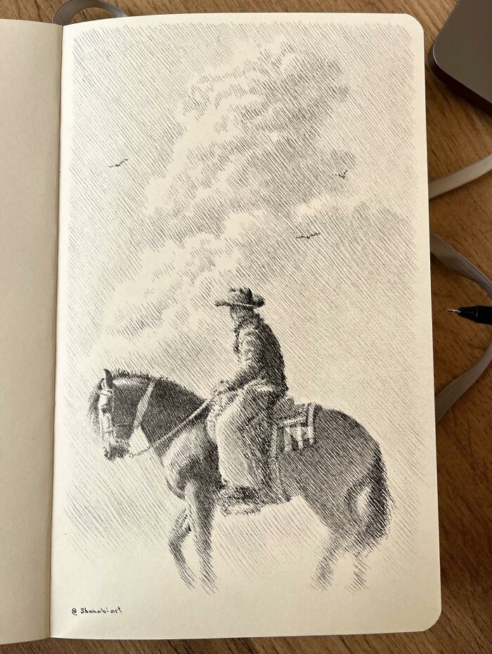 40 Detailed Ink Sketches By This Artist That Feel Like Tiny Worlds On Paper