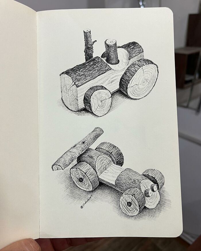 40 Detailed Ink Sketches By This Artist That Feel Like Tiny Worlds On Paper
