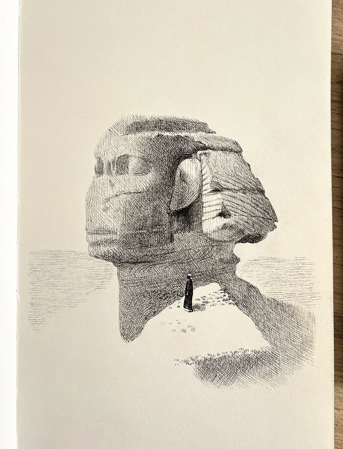 40 Detailed Ink Sketches By This Artist That Feel Like Tiny Worlds On Paper