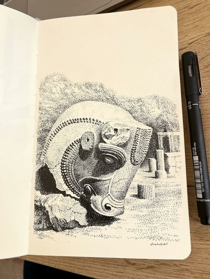 40 Detailed Ink Sketches By This Artist That Feel Like Tiny Worlds On Paper