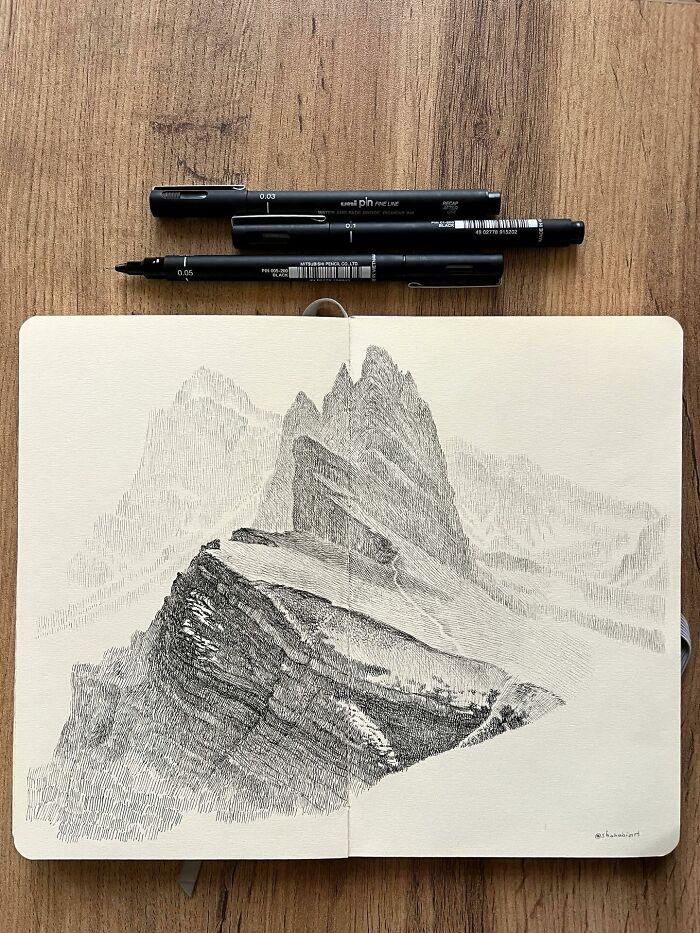 40 Detailed Ink Sketches By This Artist That Feel Like Tiny Worlds On Paper
