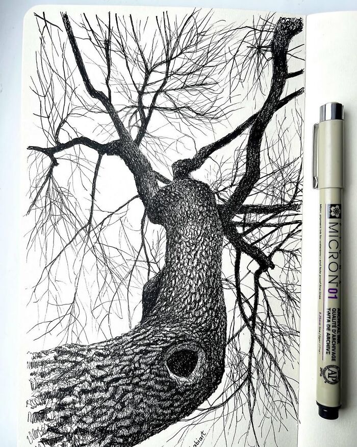 40 Detailed Ink Sketches By This Artist That Feel Like Tiny Worlds On Paper