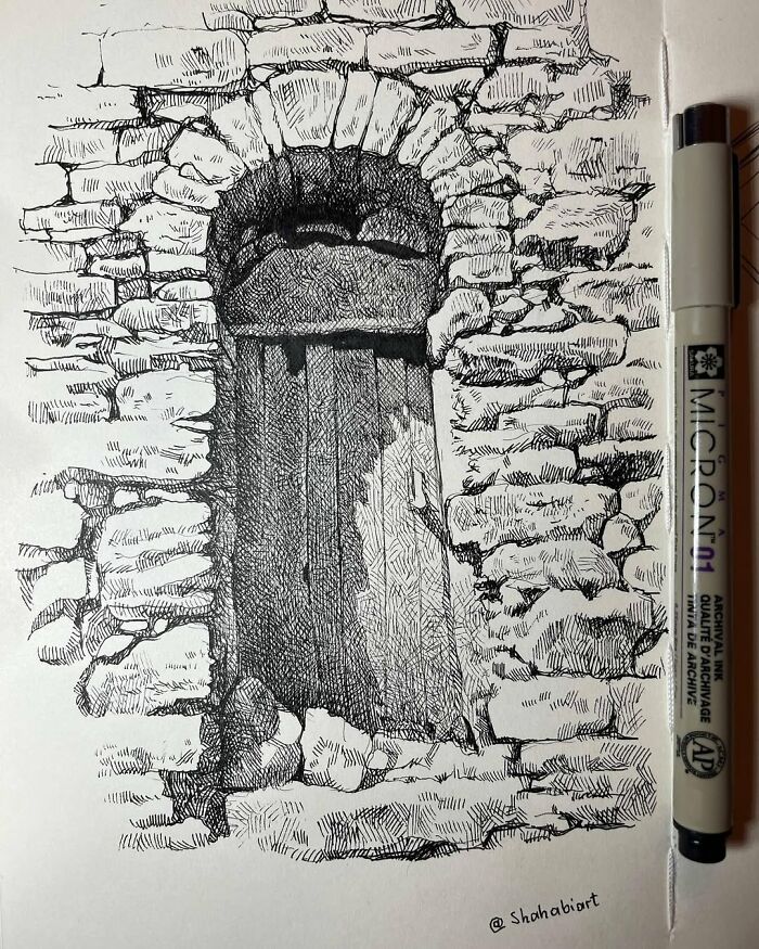 40 Detailed Ink Sketches By This Artist That Feel Like Tiny Worlds On Paper