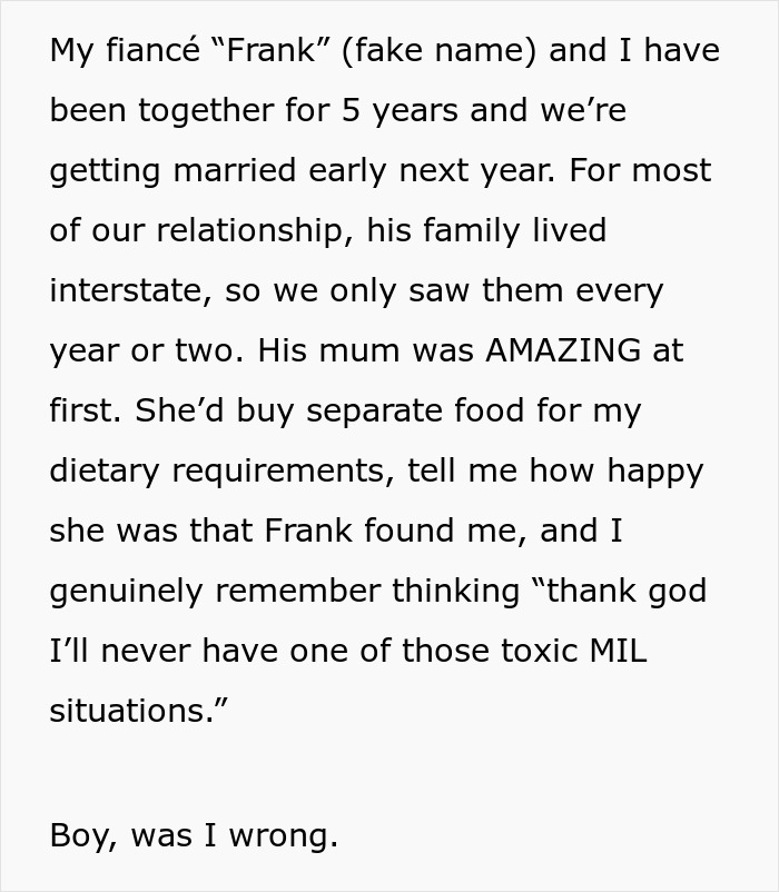 Woman Thinks She Has Won A MIL Lottery, Gets A Reality Check After Her Engagement: &ldquo;Boy, Was I Wrong&rdquo;
