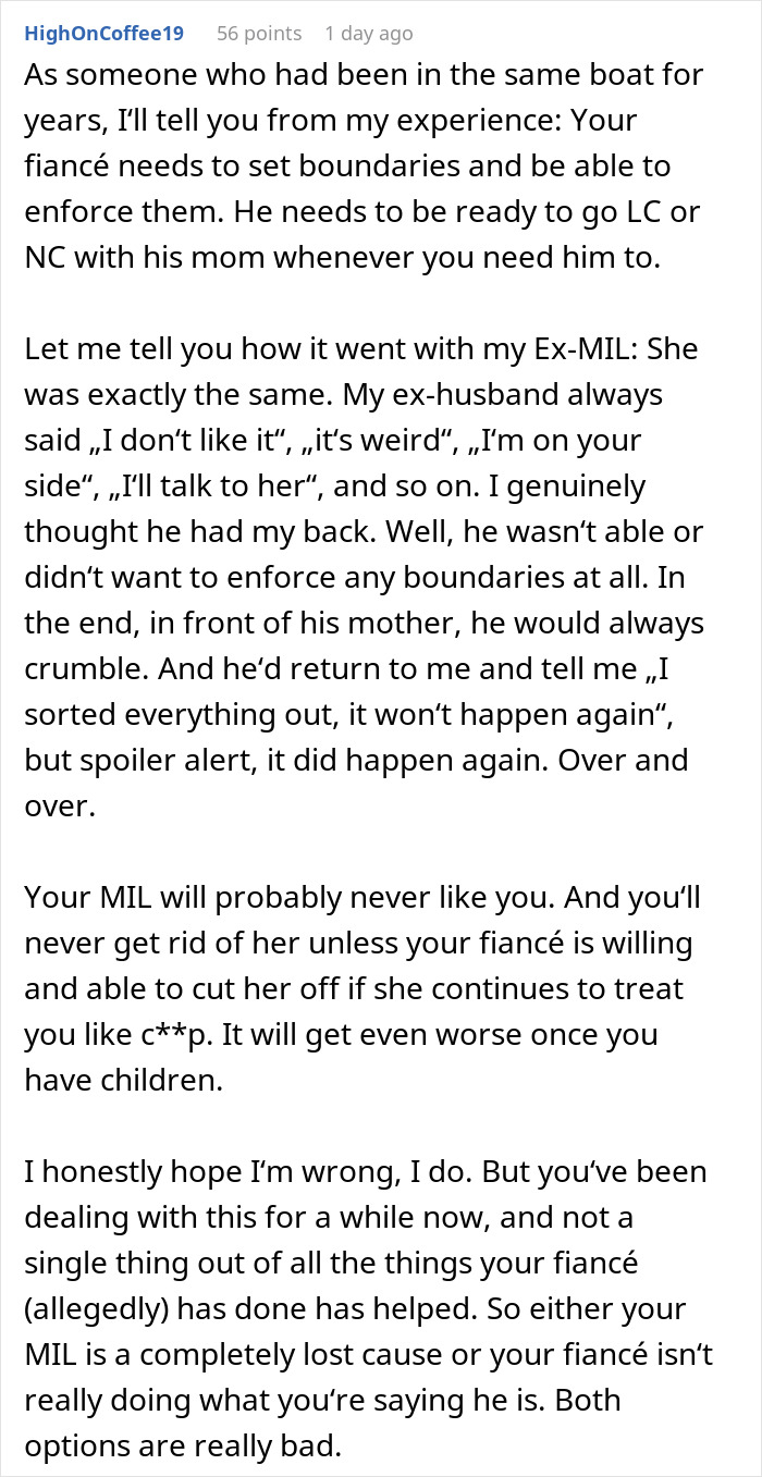 Woman Thinks She Has Won A MIL Lottery, Gets A Reality Check After Her Engagement: &ldquo;Boy, Was I Wrong&rdquo;