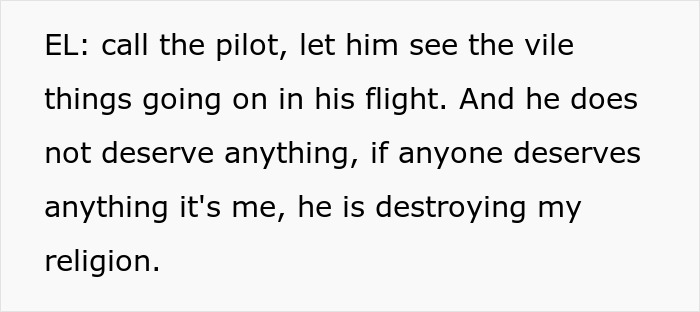Karen Shames Guy For Eating Meat Near Her, Claims He Ruined Her Religion, Pilot Intervenes