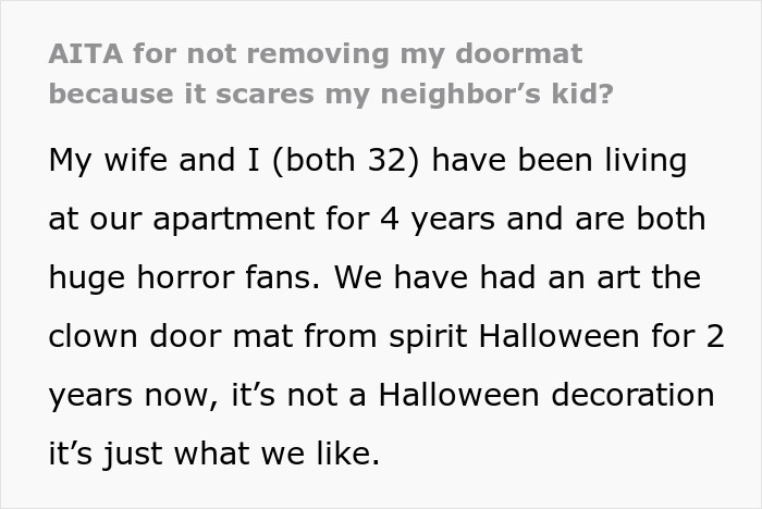 Parents Believe Creepy Clown Doormat Is Too Scary For Their Young Son, Start Crossing Boundaries Parents Believe Creepy Clown Doormat Is Too Scary For Their Young Son, Start Crossing Boundaries