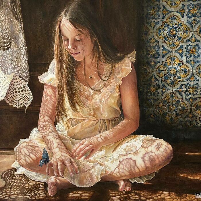 This Self-Taught Watercolor Artist Captures Feminine Grace, Natural Light, And Emotional Symbolism In Stunning Detail (22 Pics)