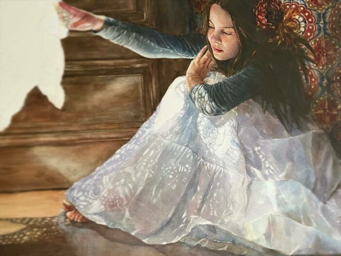 This Self-Taught Watercolor Artist Captures Feminine Grace, Natural Light, And Emotional Symbolism In Stunning Detail (22 Pics)