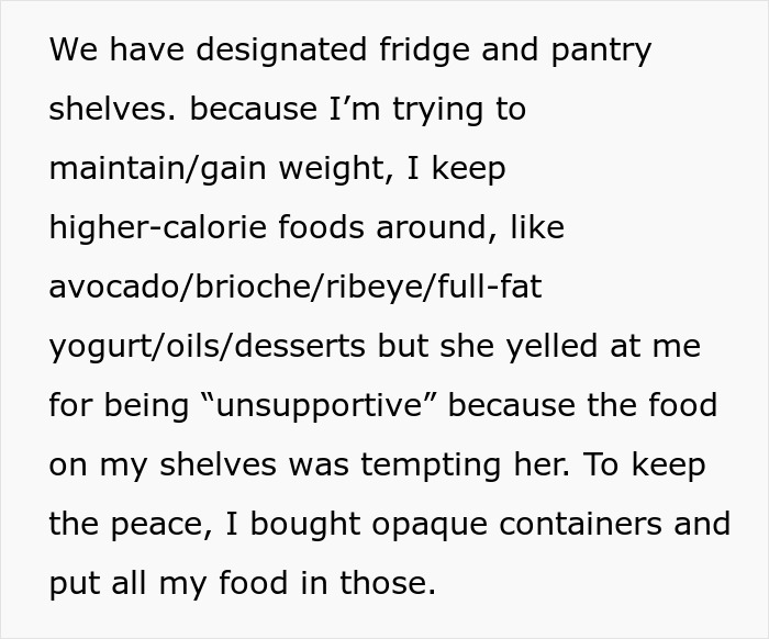 &ldquo;You&rsquo;re Never Going To Be Me&rdquo;: Woman Snaps At Roommate Who&rsquo;s Obsessed With Her Weight And Body