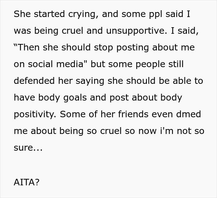 &ldquo;You&rsquo;re Never Going To Be Me&rdquo;: Woman Snaps At Roommate Who&rsquo;s Obsessed With Her Weight And Body