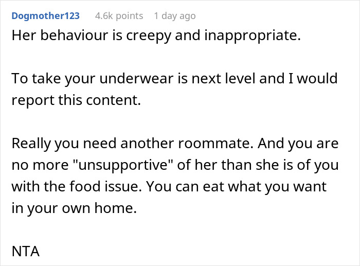 &ldquo;You&rsquo;re Never Going To Be Me&rdquo;: Woman Snaps At Roommate Who&rsquo;s Obsessed With Her Weight And Body