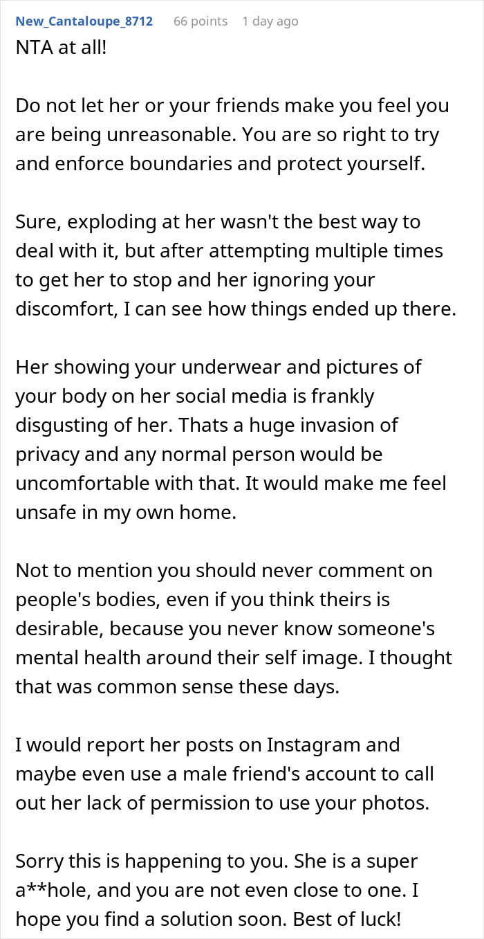 &ldquo;You&rsquo;re Never Going To Be Me&rdquo;: Woman Snaps At Roommate Who&rsquo;s Obsessed With Her Weight And Body
