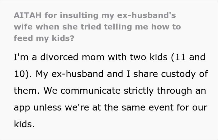 Guy’s Mistress-Turned-Wife Keeps Insulting His Ex’s Frozen Food, Whines As She Brutally Snubs Her
