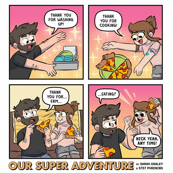 Love And Cats: 50 Hilariously Relatable Comics By Sarah Graley, Inspired By Real-Life Moments (New Pics)