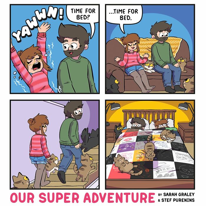 Love And Cats: 50 Hilariously Relatable Comics By Sarah Graley, Inspired By Real-Life Moments (New Pics)