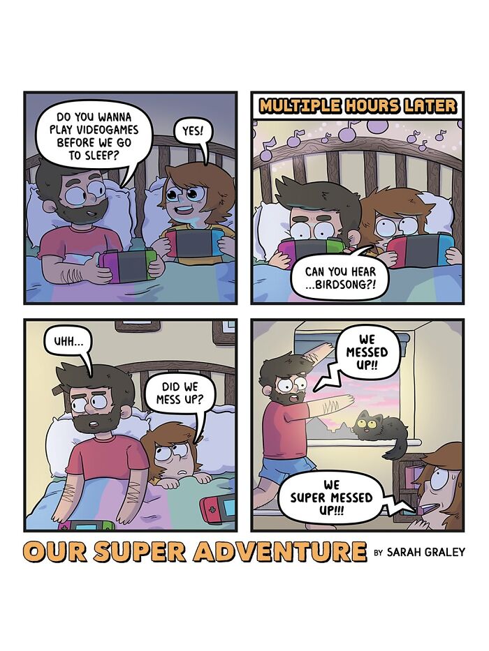 Love And Cats: 50 Hilariously Relatable Comics By Sarah Graley, Inspired By Real-Life Moments (New Pics)