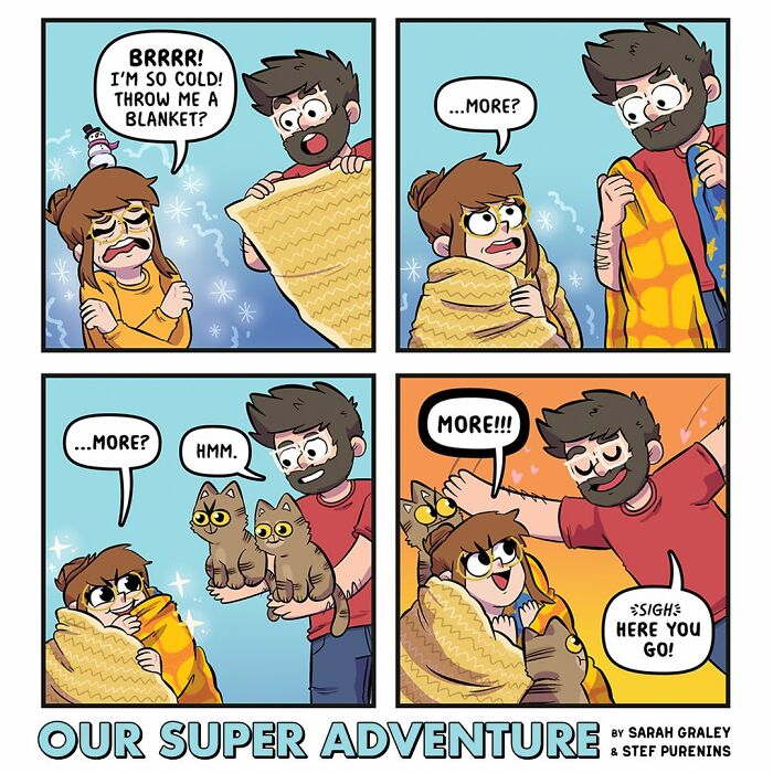 Love And Cats: 50 Hilariously Relatable Comics By Sarah Graley, Inspired By Real-Life Moments (New Pics)