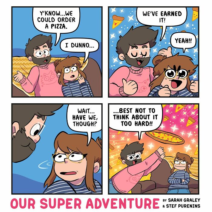 Love And Cats: 50 Hilariously Relatable Comics By Sarah Graley, Inspired By Real-Life Moments (New Pics)