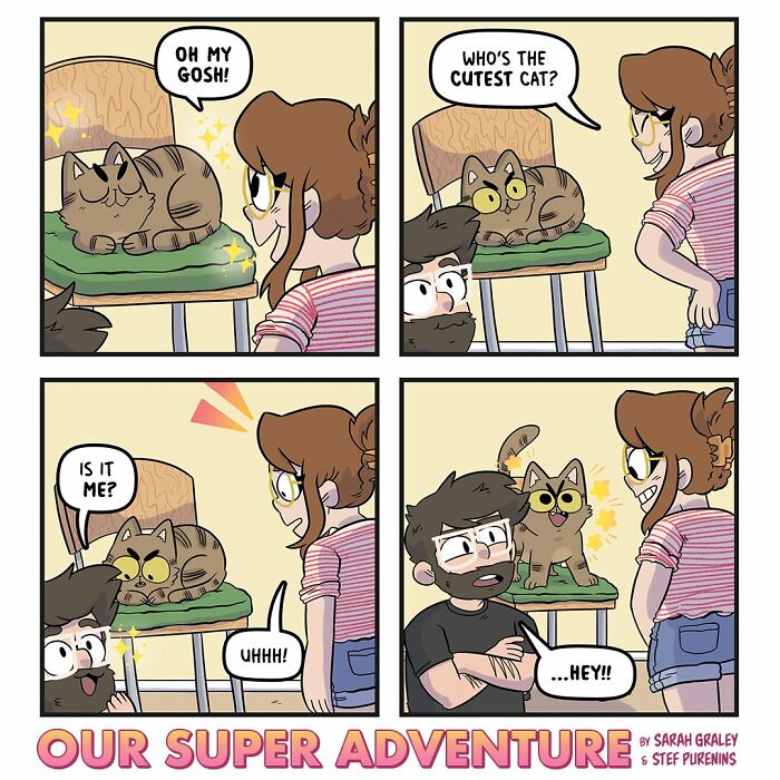Love And Cats: 50 Hilariously Relatable Comics By Sarah Graley, Inspired By Real-Life Moments (New Pics)