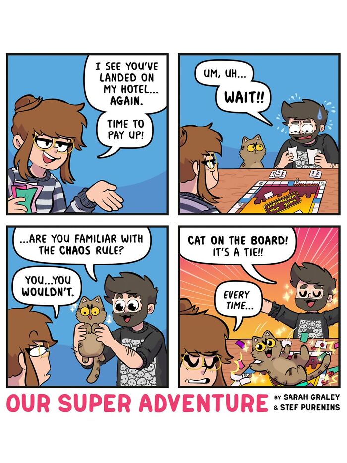Love And Cats: 50 Hilariously Relatable Comics By Sarah Graley, Inspired By Real-Life Moments (New Pics)