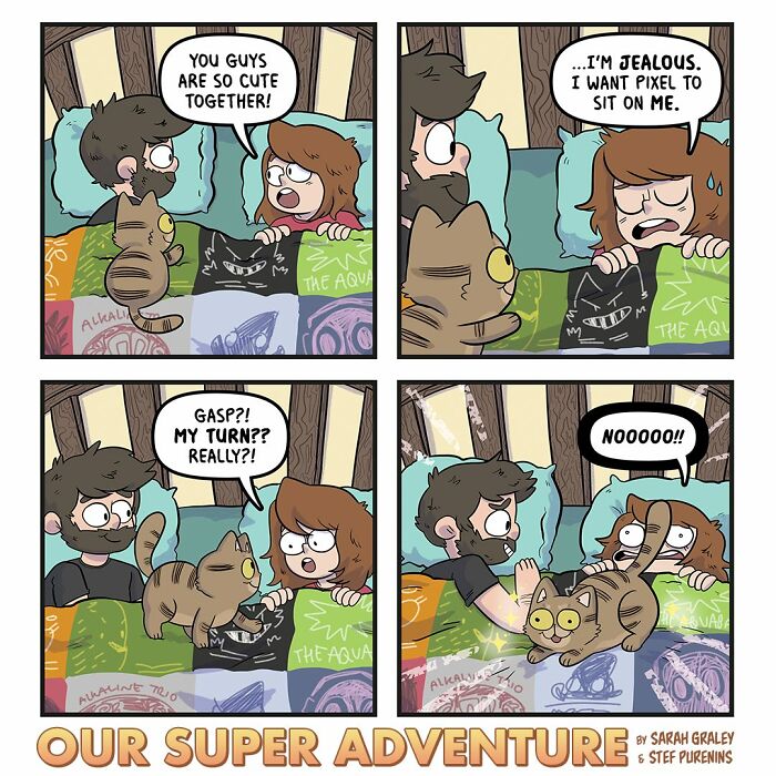 Love And Cats: 50 Hilariously Relatable Comics By Sarah Graley, Inspired By Real-Life Moments (New Pics)