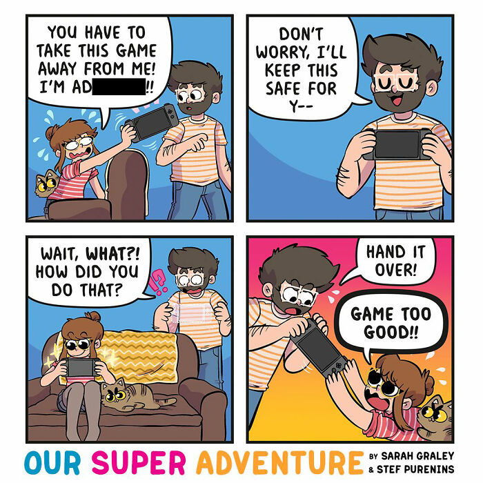 Love And Cats: 50 Hilariously Relatable Comics By Sarah Graley, Inspired By Real-Life Moments (New Pics)