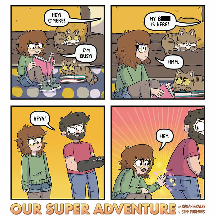 Love And Cats: 50 Hilariously Relatable Comics By Sarah Graley, Inspired By Real-Life Moments (New Pics)