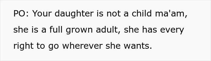 Mom Calls Cops To Keep Daughter Home, Officer Clarifies That Is Not How Adulthood Works