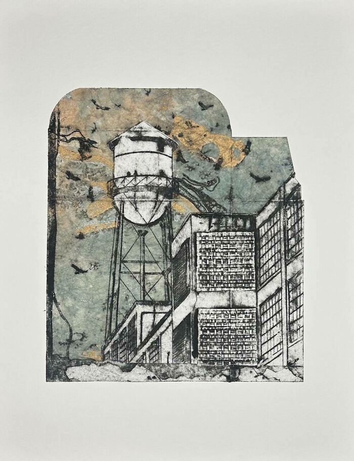This Artist Creates Stunning Collagraph Prints Using Recycled Cardboard And Found Materials (25 Pics)