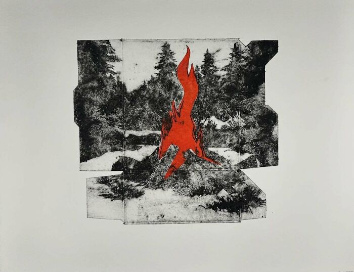 This Artist Creates Stunning Collagraph Prints Using Recycled Cardboard And Found Materials (25 Pics)