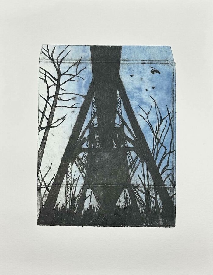 This Artist Creates Stunning Collagraph Prints Using Recycled Cardboard And Found Materials (25 Pics)