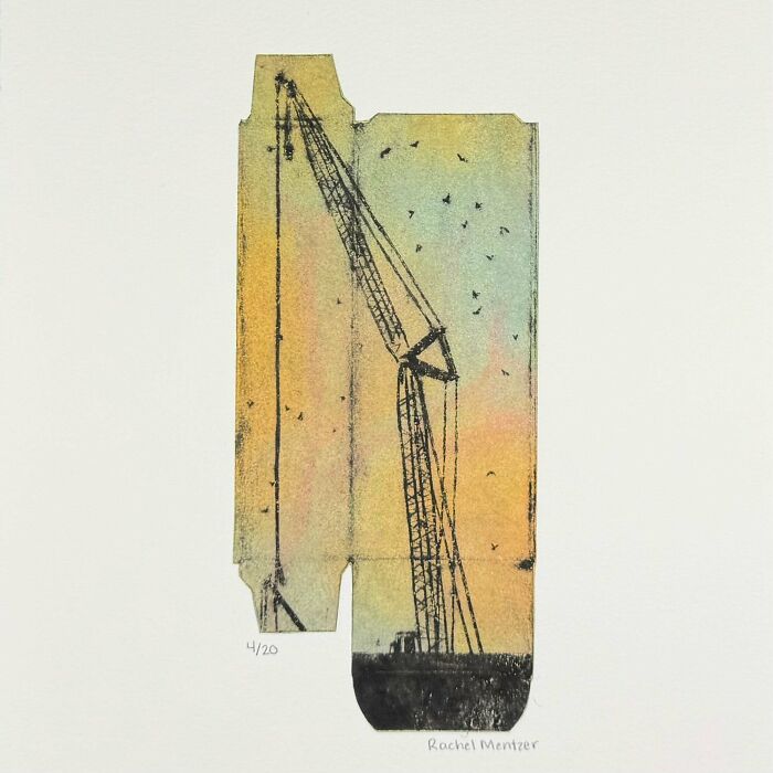This Artist Creates Stunning Collagraph Prints Using Recycled Cardboard And Found Materials (25 Pics)