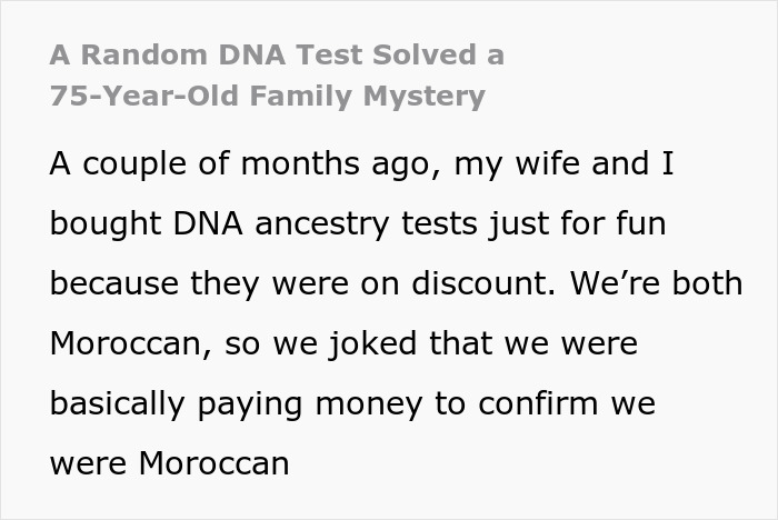 Couple Buys Discounted DNA Test As A Joke, Goes Wild As It Helps Solve Family’s 75-Year-Old Mystery