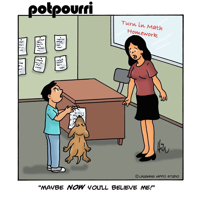 This Artist&rsquo;s 30 Comics That Prove Dogs Are Adorable, Chaotic, And Slightly Unhinged Roommates