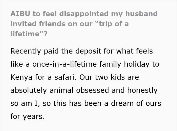 &ldquo;Trip Of A Lifetime&rdquo;: Woman Books Family Holiday, Is Shocked By Her Husband&rsquo;s Secret Decision