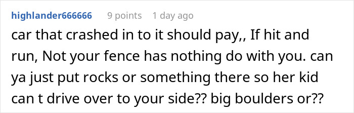 Man Shocked By How Neighbors React To Him Refusing To Pay For Their Fence